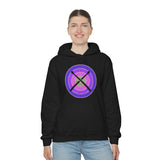 Vintage Grunge Purple Circle - Drumsticks - Hoodie