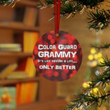 Color Guard Grammy - Life - Metal Ornament
