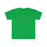 Marching Band Mom - Handwriting - Unisex Softstyle T-Shirt