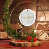 Talk Nerdy To Me - Bass Drum - Metal Ornament