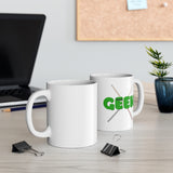 Band Geek - Drumsticks - 11oz White Mug