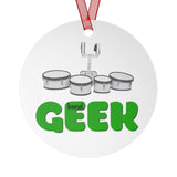 Band Geek - Quads/Tenors - Metal Ornament