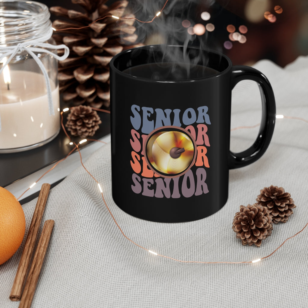 Senior Retro - Cymbals - 11oz Black Mug