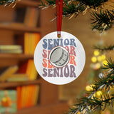 Senior Retro - Bass Drum - Metal Ornament