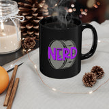 Band Nerd - Bass Drum - 11oz Black Mug