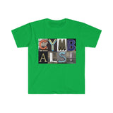 Cymbals - Artsy Alphabet - Unisex Softstyle T-Shirt