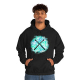 Vintage Turquoise Cloud - Drumsticks - Hoodie