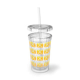 Vintage Yellow Cloud - Drumsticks - Suave Acrylic Cup - Pattern