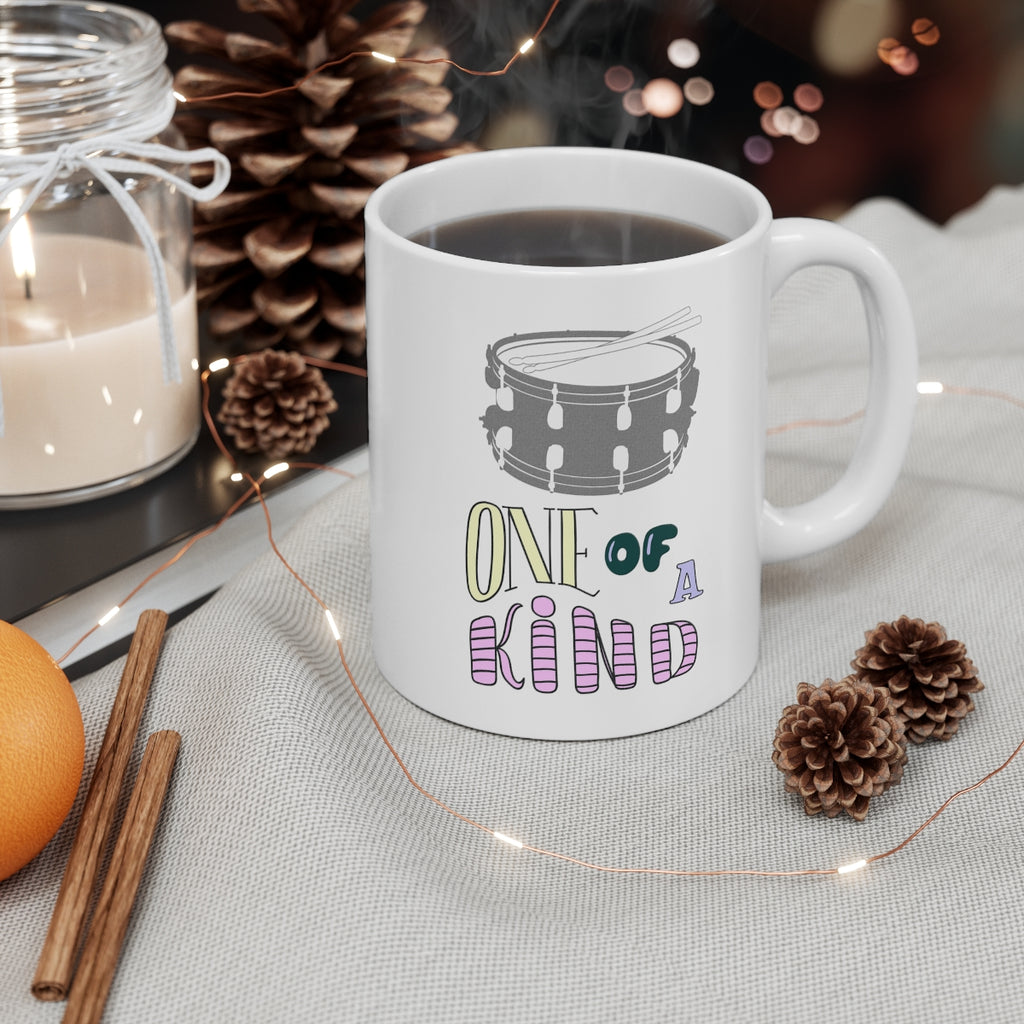 One Of A Kind - Snare Drum - 11oz White Mug