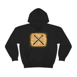 Vintage Yellow Burlap - Drumsticks - Hoodie