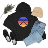 Vintage Grunge Circle Sunset - Drumsticks - Hoodie