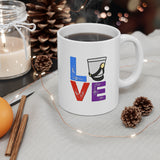 Marching Band - Love - Shako - 11oz White Mug