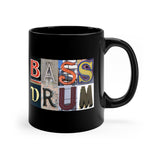 Bass Drum - Artsy Alphabet - 11oz Black Mug