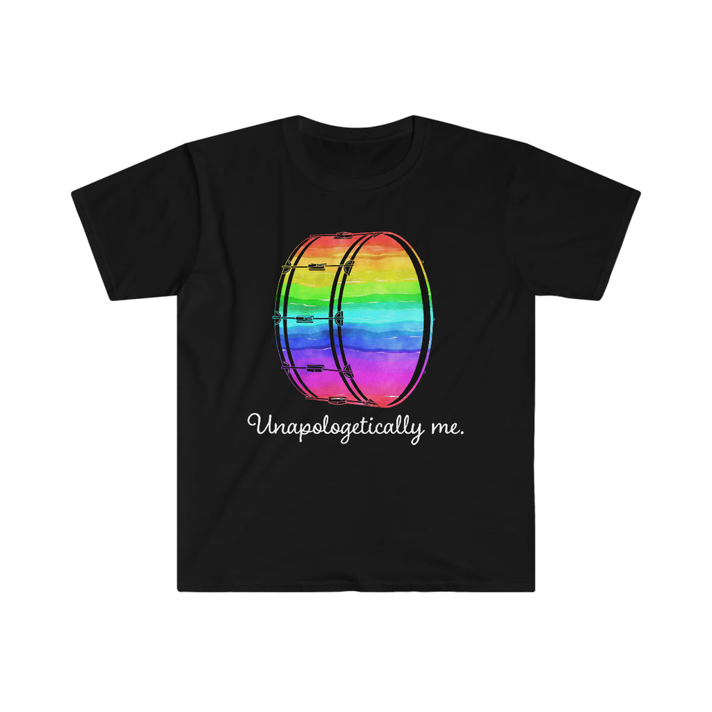 Unapologetically Me - Rainbow - Bass Drum - Unisex Softstyle T-Shirt