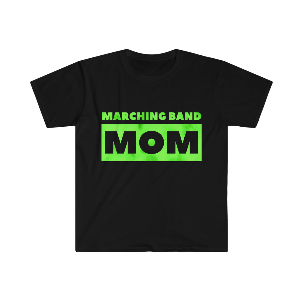 Marching Band Mom - Green - Unisex Softstyle T-Shirt