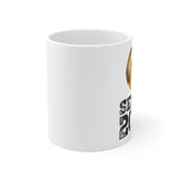 Senior 2023 - Black Lettering - Cymbals - 11oz White Mug