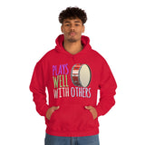 Plays Well With Others - Bass Drum - Hoodie