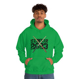 Senior 2023 - Black Lettering - Drumsticks - Hoodie