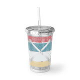 Vintage Grunge Lines 2 - Drumsticks - Suave Acrylic Cup