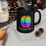 Unapologetically Me - Rainbow - Bass Drum - 11oz Black Mug