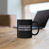 Marching Band Director - Gray Notes 2 - 11oz Black Mug