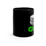 Band Geek - Snare Drum - 11oz Black Mug