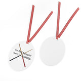 Instrument Chooses - Drumsticks - Metal Ornament