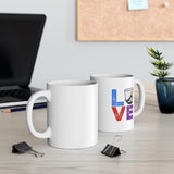 Marching Band - Love - Shako - 11oz White Mug