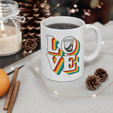 LOVE - Shako - 11oz White Mug