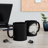 Senior 2023 - White Lettering - Bass Drum - 11oz Black Mug