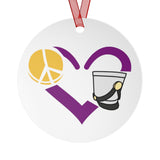 Peace, Love, Shako - Metal Ornament