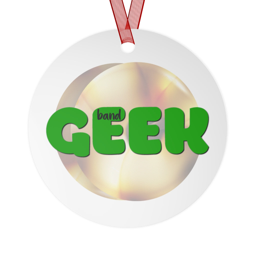 Band Geek - Cymbals - Metal Ornament