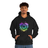 Vintage Rainbow Cloud Heart - Snare Drum - Hoodie