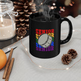 Senior Rainbow - Bass Drum - 11oz Black Mug