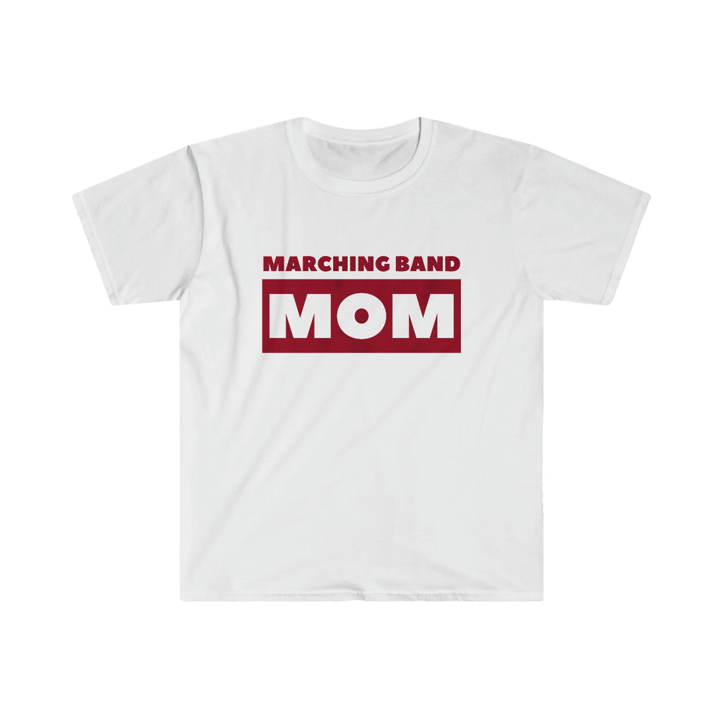 Marching Band Mom - Dark Red - Unisex Softstyle T-Shirt