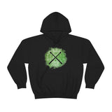 Vintage Green Cloud - Drumsticks - Hoodie