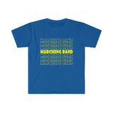 Marching Band - Retro - Yellow - Unisex Softstyle T-Shirt