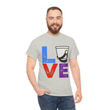 Marching Band - Love - Shako - Unisex Heavy Cotton Tee