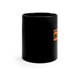 Marching Band Mom - Orange - 11oz Black Mug