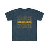 Marching Band - Retro - Gold - Unisex Softstyle T-Shirt