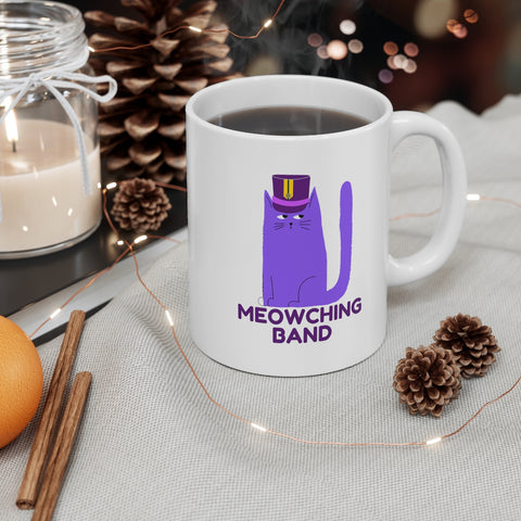 Meowching Band 5 - 11oz White Mug