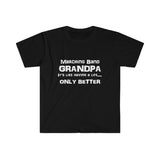 Marching Band Grandpa - Life - Unisex Softstyle T-Shirt