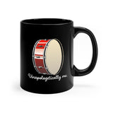 Unapologetically Me - Bass Drum - 11oz Black Mug