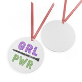 GRL PWR - Clarinet - Metal Ornament