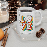 LOVE - Drumsticks - 11oz White Mug