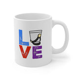 Marching Band - Love - Shako - 11oz White Mug