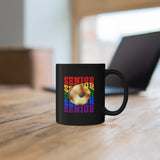 Senior Rainbow - Cymbals - 11oz Black Mug