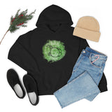 Vintage Green Cloud - Bass Drum - Hoodie