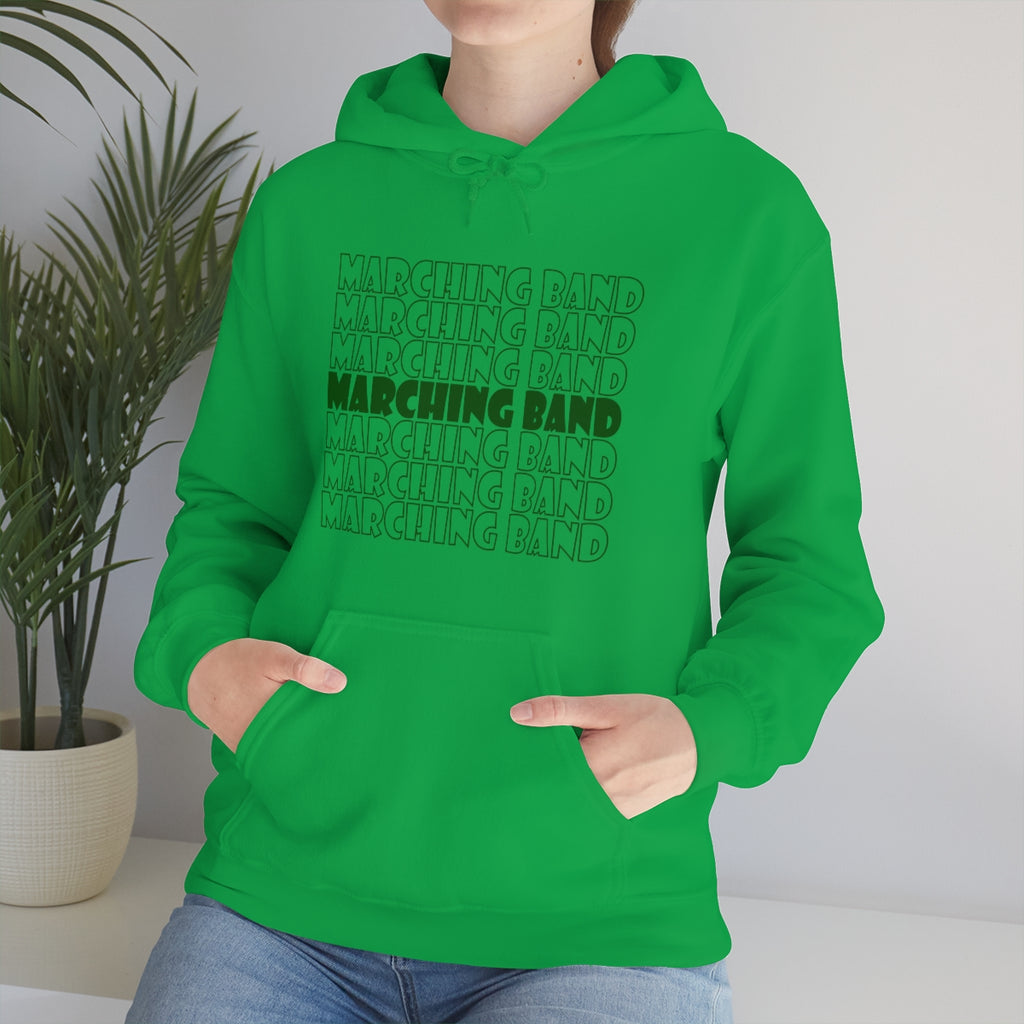 Marching Band - Retro - Green - Hoodie