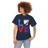 Marching Band - Love - Shako - Unisex Heavy Cotton Tee